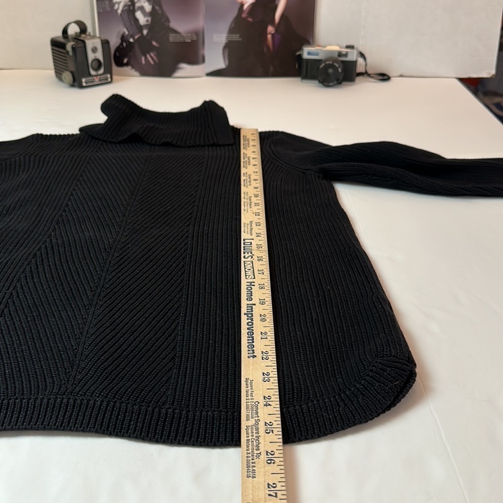 Talbots Ribbedknit Split Neck Turtleneck - image 6